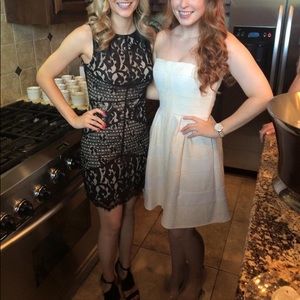 Black and nude dress